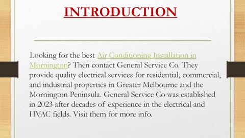 Best Air Conditioning Installation in Mornington