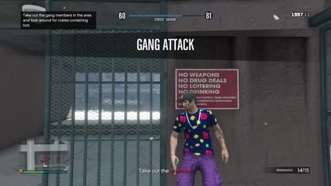 GTA online gang attack all headshot.