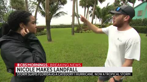 121_Nicole makes landfall in Florida as Category 1 hurricane