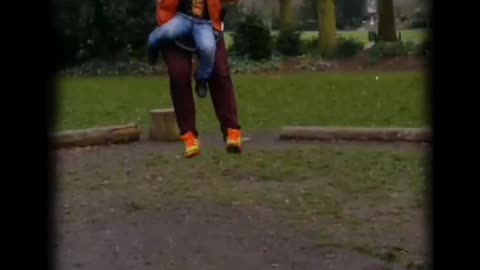 April 2016, daddy on the swing with Ayrton on his lap