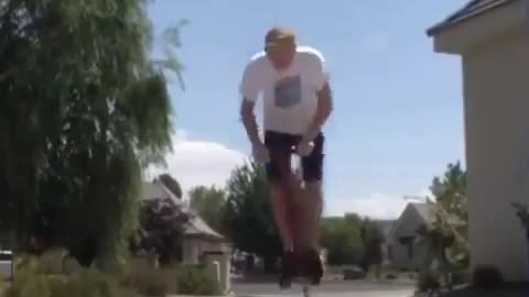 MUST SEE -This Guy A Serious L On A Pogo Stick😅