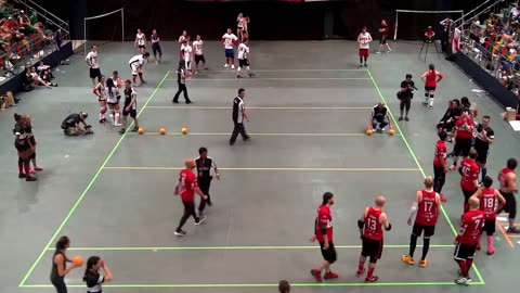 USA vs Canada - Men's Final _ Dodgeball World Championship 2014 _ 2nd Half