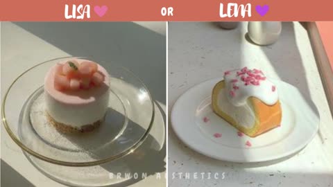 LISA OR LENA ❤ #01 | AESTHETIC DRINKS, SNACKS, DESSERTS | #lisa #lena #lisaorlena