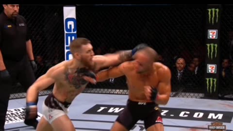 Cono McGregor Slow-Motion vs Eddie Alvarez