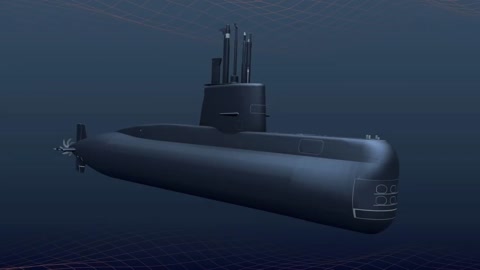 Submarine ARA San Juan Simulation (Implosion + Sinking) | Similar to KRI Nanggala 402