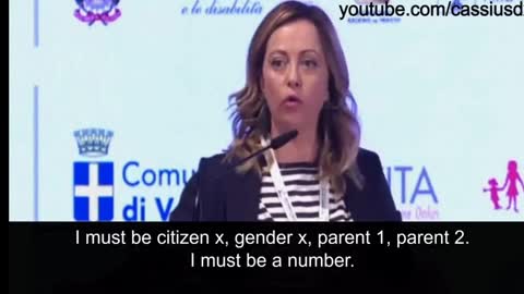 Giorgia Meloni's 2019 Speech - Clip