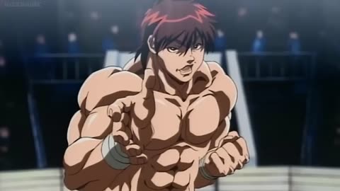 baki uses his full power