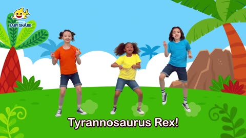 🦖Here Comes the Tyrannosaurus Rex - Baby Shark's Adventure - NEW Series in 4K - Baby Shark Official