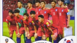 PANINI STICKERS KOREA REPUBLIC TEAM WORLD CUP 2018