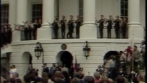 Historic State Visit Philippines, Arrival Ceremony for President Marcos on September 16, 1982