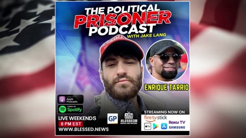 Enrique Tarrio joins Jake Lang LIVE from DC Jail on the Political Prisoner Podcast