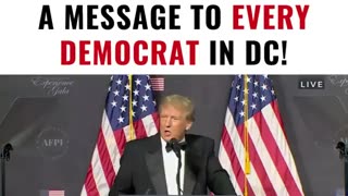 Must Watch - Trump Just Sent a BIG Message to Every Democrat in DC