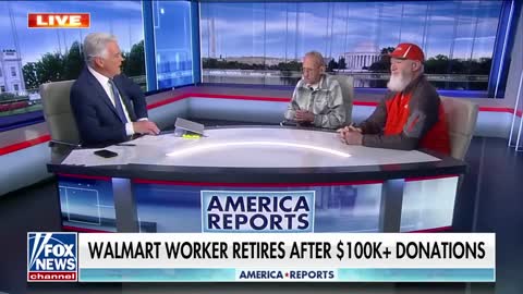 Elderly Walmart worker retires after $108K in donations- 'I'm like a bird out of a cage now'