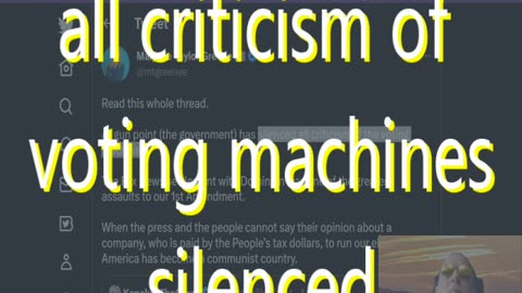 Ep 145 all criticism of voting machines silenced & more