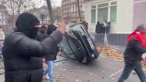 Paris being "culturally enriched" by Kurds this Christmas Eve