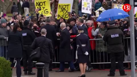 'Not my King': Anti-monarchist protesters greet Britain's King Charles