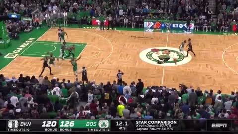 KD Shows No Sportsmanship&Kyrie Irving Has Huge Respect For Tatum With 54 Points !