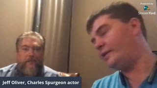 Jeff Oliver (Charles Spurgeon) and I sit down