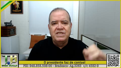 O presidente faz de contas!