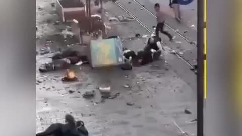 Footage of the explosion site in turkey