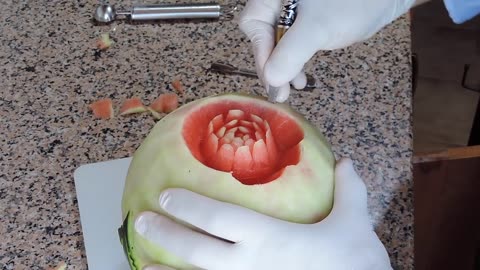 Watermelon Carved Model 3 By J Pereira Art Carving