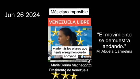 2024 M06 26 Lo más coherente de María Corina Machado Parisca