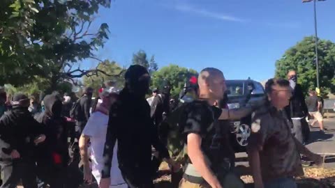 Sep 10 2017 Vancouver WA 1.1 Antifa chased after two men and punch one in the head.