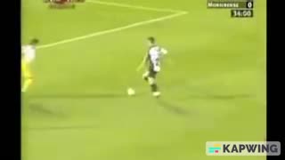 Ronaldo`s first goal VS messi first goal