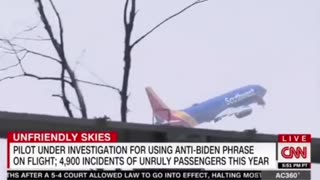 Pilot That Said "Let's Go Brandon" Is Now Under Investigation, Cries CNN