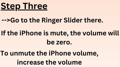 How to Unmute iPhone