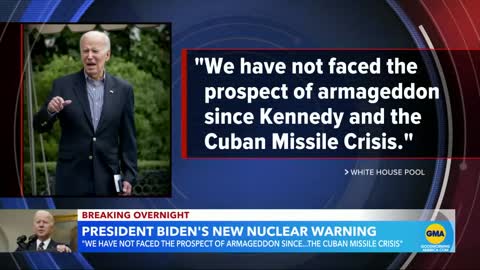 Biden sounds alarm about Russian nuclear threat l GMA