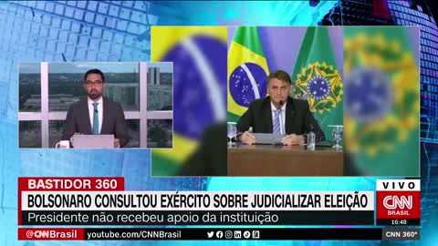 Bolsonaro consultou o Exército sobre judicializar a eleição | CNN 360º