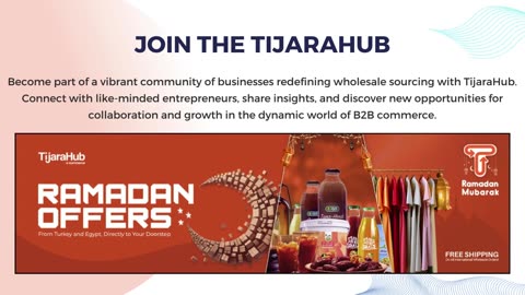 TijaraHub: Your Ultimate B2B Wholesale Marketplace Destination