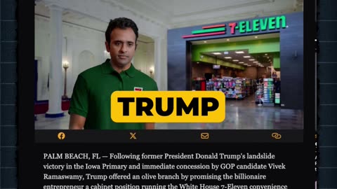 Vivek laughs off the hater. #7Eleven #Ramaswamy #Trump #Woke