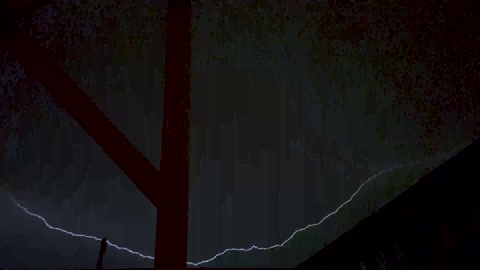 Massive Anvil Crawler Lightning in Slow-Mo