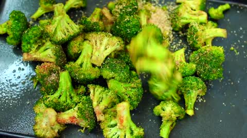 The Best Roasted Broccoli with Garlic and Parmesan - - Easy Roasted Broccoli Recipe