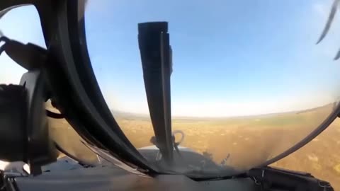 The work of the crews of Ka-52 attack helicopters