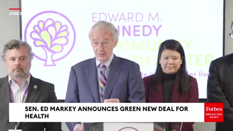 Ed Markey Announces Green New Deal For Health