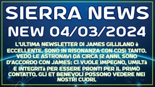 NEW 04/03/2024 SIERRA - L'ultima newsletter di James Gilliland