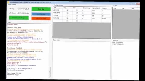 Binance trading bot motified private ($1000 a day)