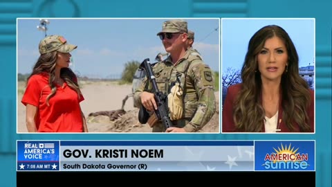 Kristi Noem on American sunrise 2/1/2024