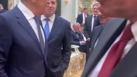 Peskov's answer - good. Lavrov's body language, better