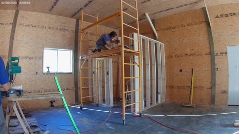 Insulation, wall panels, & bathroom!