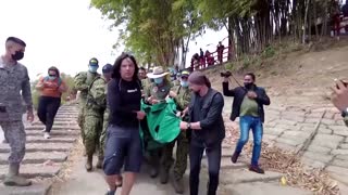 Pink river dolphin rescued in Colombia