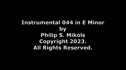 Instrumental 044 in E minor