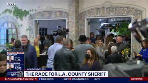 Robert Luna up big in early LA County Sheriff's race numbers