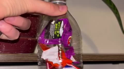 Instead of throwing your candy wrappers out