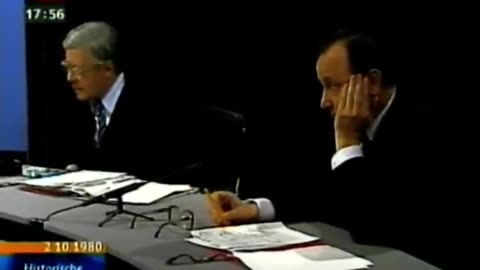... der Obersozi und Bunzelkanzler Helmut Schmidt (SPD) 1980 in der Sendung "Phönix" im ZDF