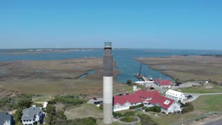 Drone Flight at Oak Island Lighthouse