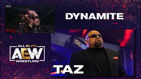 Taz Yam bag Region AEW Dynamite Feb 8th 2023